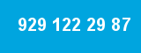 929 122 29 87